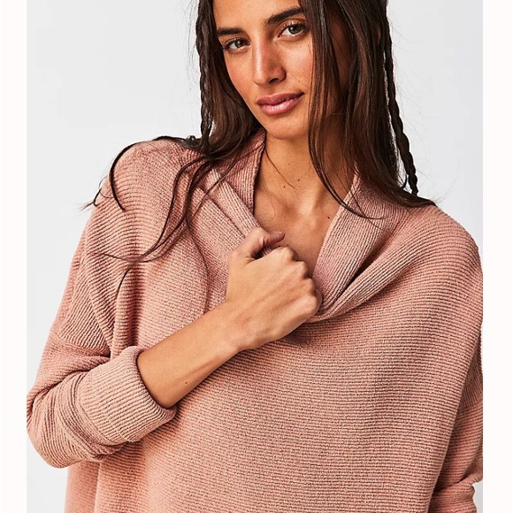 NWT Free People Ottoman Tunic in Cafe Cream - Picture 5 of 8